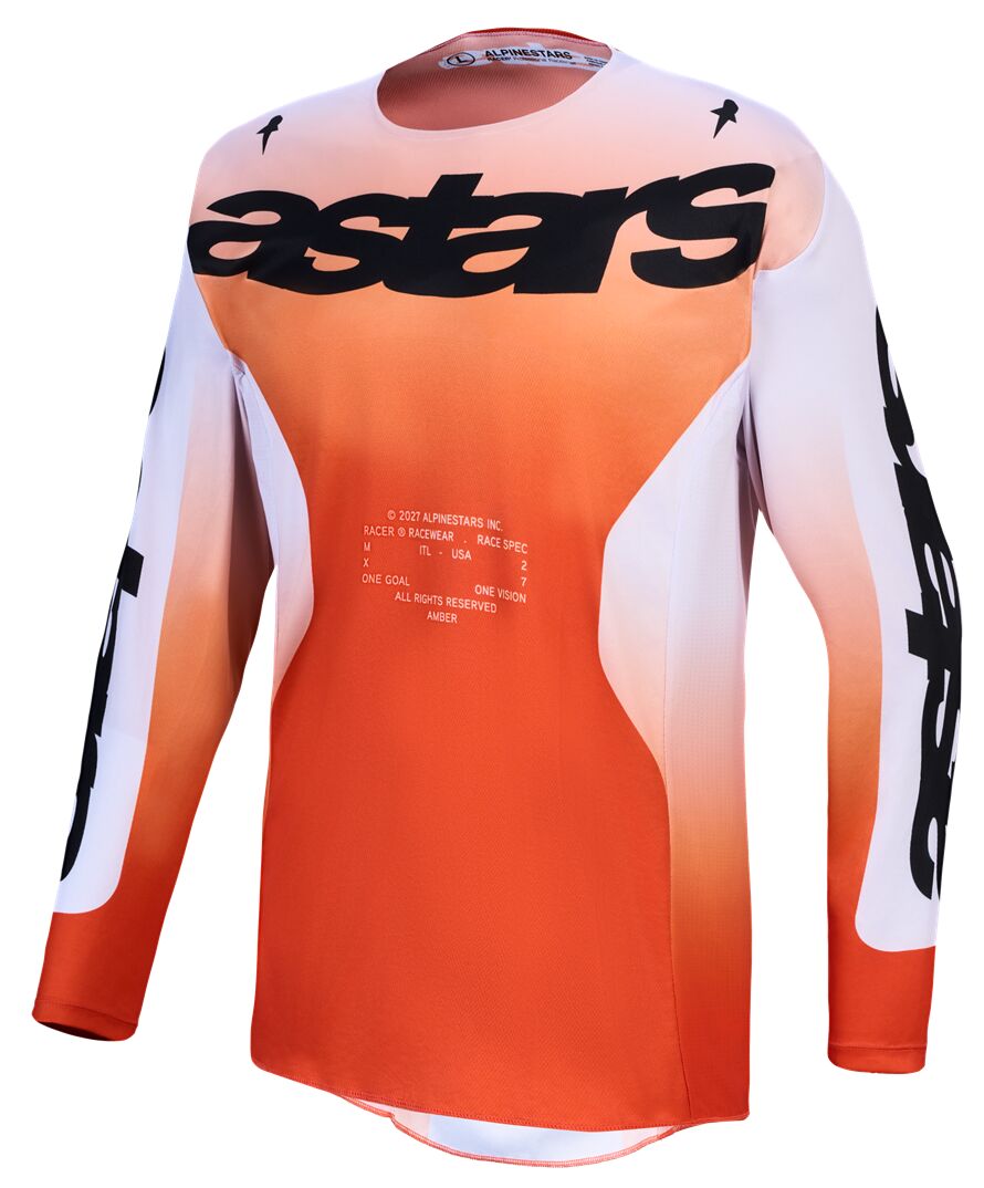 Alpinestars Racer Amber Crosströja Svart/ Orange/ Röd/ Vit