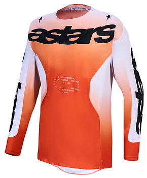 Alpinestars Racer Amber Crosstrui Zwart/ Oranje/ Rood/ Wit