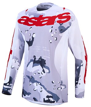 Alpinestars Racer Air Lone Crosströja Camo/ Grå/ Röd/ Vit