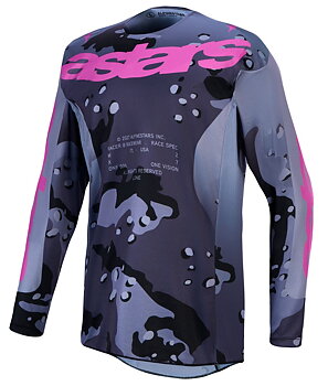 Alpinestars Racer Lone Crosströja Svart/ Camo/ Grå/ Rosa/ Lila