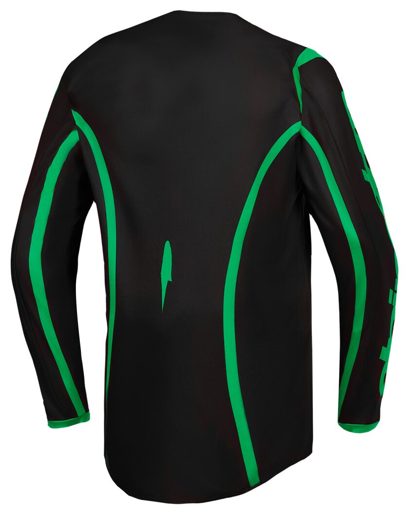 Alpinestars Fluid Apex v2 Crosstrøje Sort/ Hi-Vis Grøn - 2