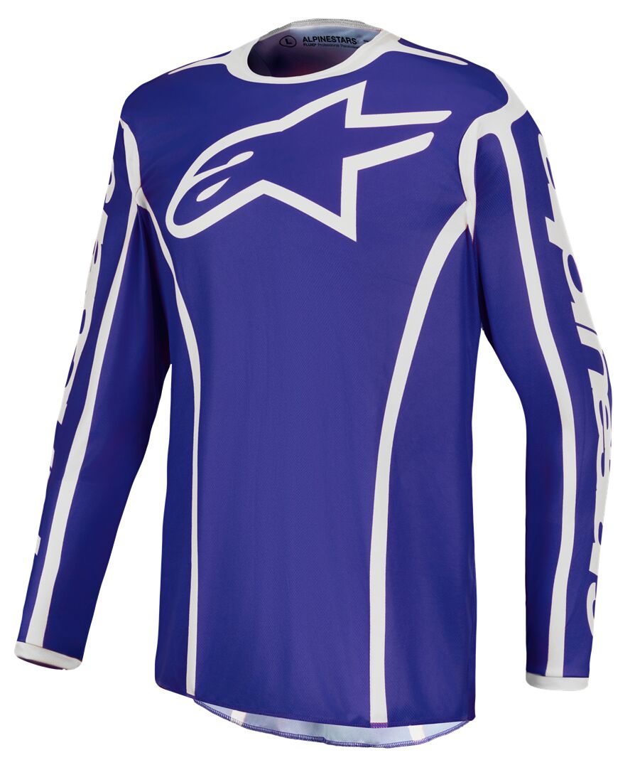 Alpinestars Fluid Apex v2 Crosstrui Blauw/ Wit