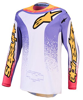 Alpinestars Fluid Drag Crosströja Coral/ Guld/ Blå/ Vit