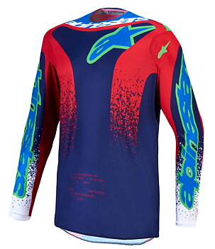 Alpinestars Fluid Drag Crosströja Blå/ Hi-Vis Grön/ Blå/ Röd/ Vit
