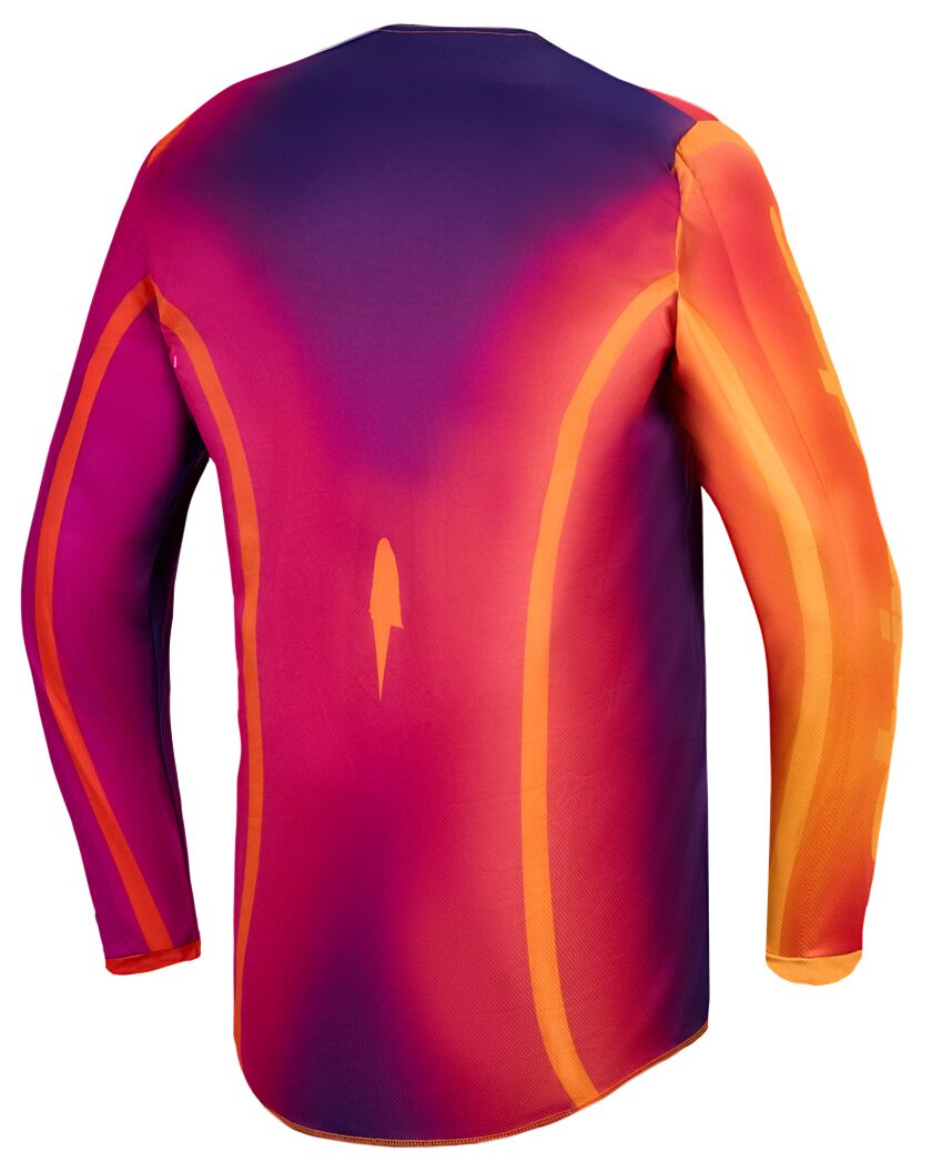 Alpinestars Fluid Kepler Crosströja Blå/ Orange/ Rosa/ Lila - 2