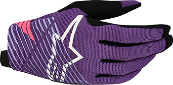 Alpinestars Radar Pro Crosshandschoene Zwart/ Roze/ Purper
