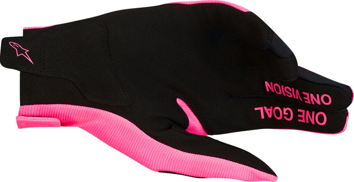 Alpinestars Radar Crosshandskar Svart/ Hi-Vis Rosa - 2