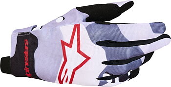 Alpinestars Radar Crosshandschoene Zwart/ Grijs/  Lilac/ Rood/ Wit