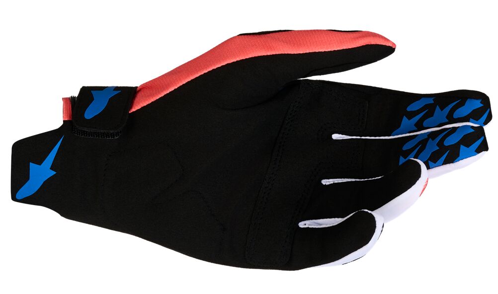 Alpinestars Techstar Crosshandskar Svart/ Coral/ Fuchsia - 2