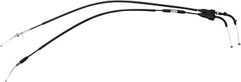Moose Racing Black Vinyl Throttle Cable