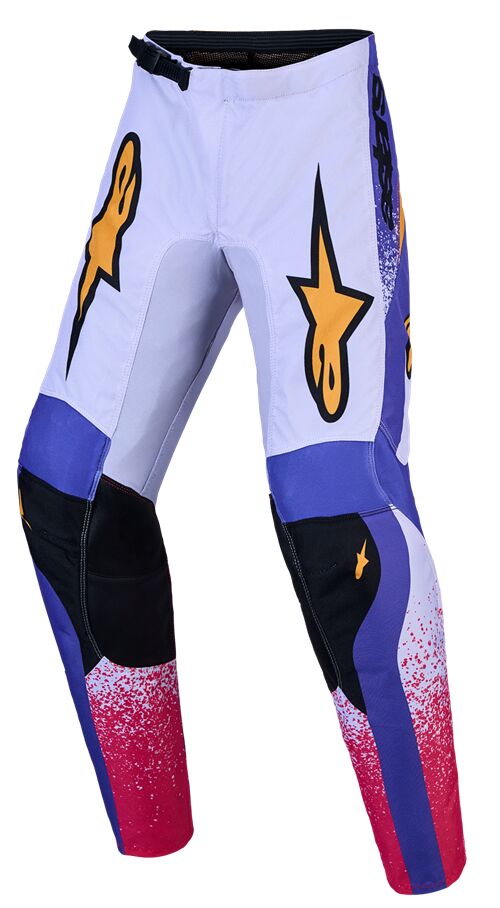 Pantaloni Youth Fluid Drag Alpinestars Blu/ Oro/ Viola/ Rosso