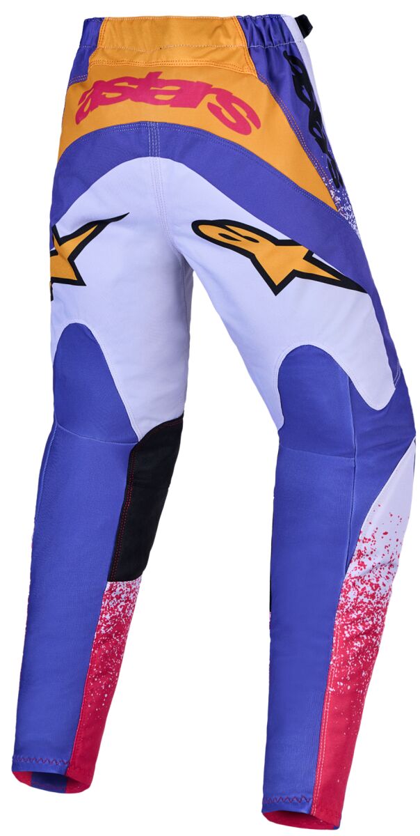 Pantaloni Youth Fluid Drag Alpinestars Blu/ Oro/ Viola/ Rosso - 2