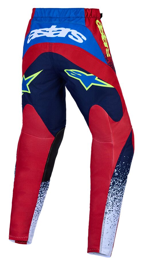 Alpinestars Youth Fluid Drag Crossbyxor Blå/ Hi-Vis Grön/ Blå/ Röd/ Vit - 2
