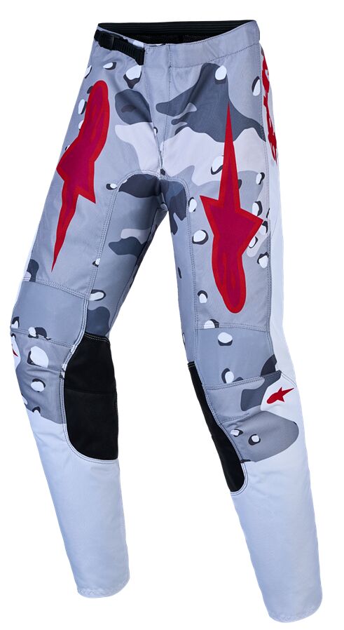 Alpinestars Youth Fluid Lone Hose Camo/ Grau/ Grau/ Rot/ Wieß