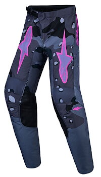 Pantaloni Youth Fluid Lone Alpinestars Nero/ Camo/ Blu/  Grigio/ Grigio/ Rosa/ Viola