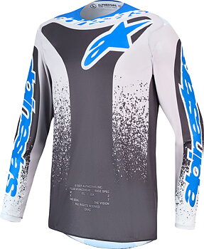 Maglia Youth Fluid Drag Alpinestars Blu/ Grigio/ Viola