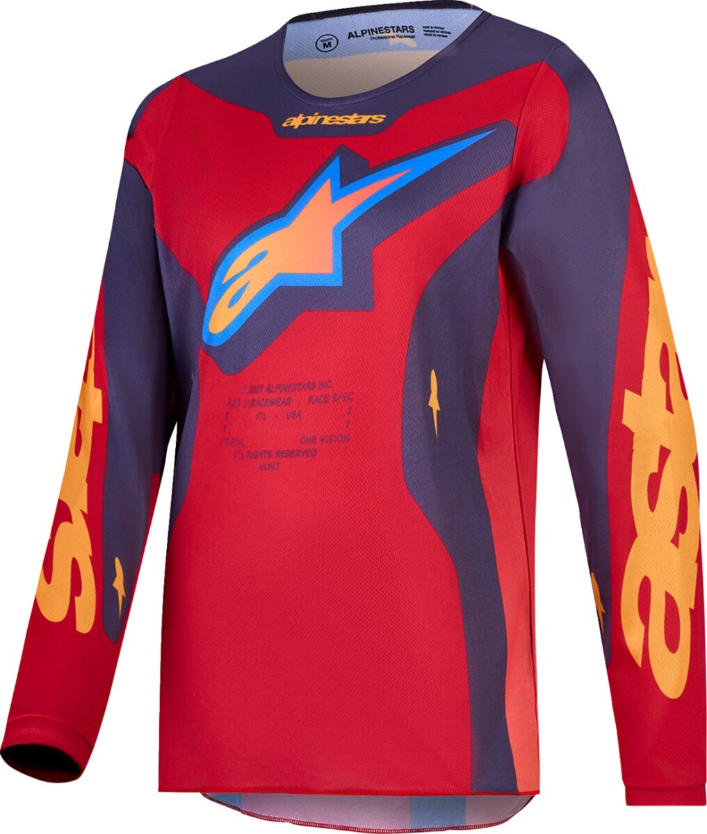 Alpinestars Youth Fluid Hunt Crossshirt Coral/ Rot