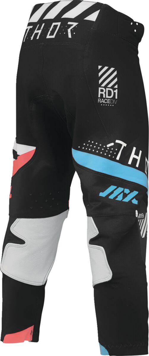 THOR Youth Sportmode Synth Crossbukser Sort/ Coral/ Grå/ Turkis/ Hvid - 4