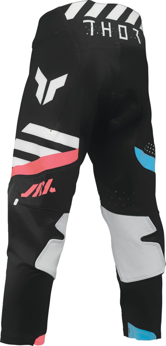 THOR Youth Sportmode Synth Crossbukser Sort/ Coral/ Grå/ Turkis/ Hvid - 2