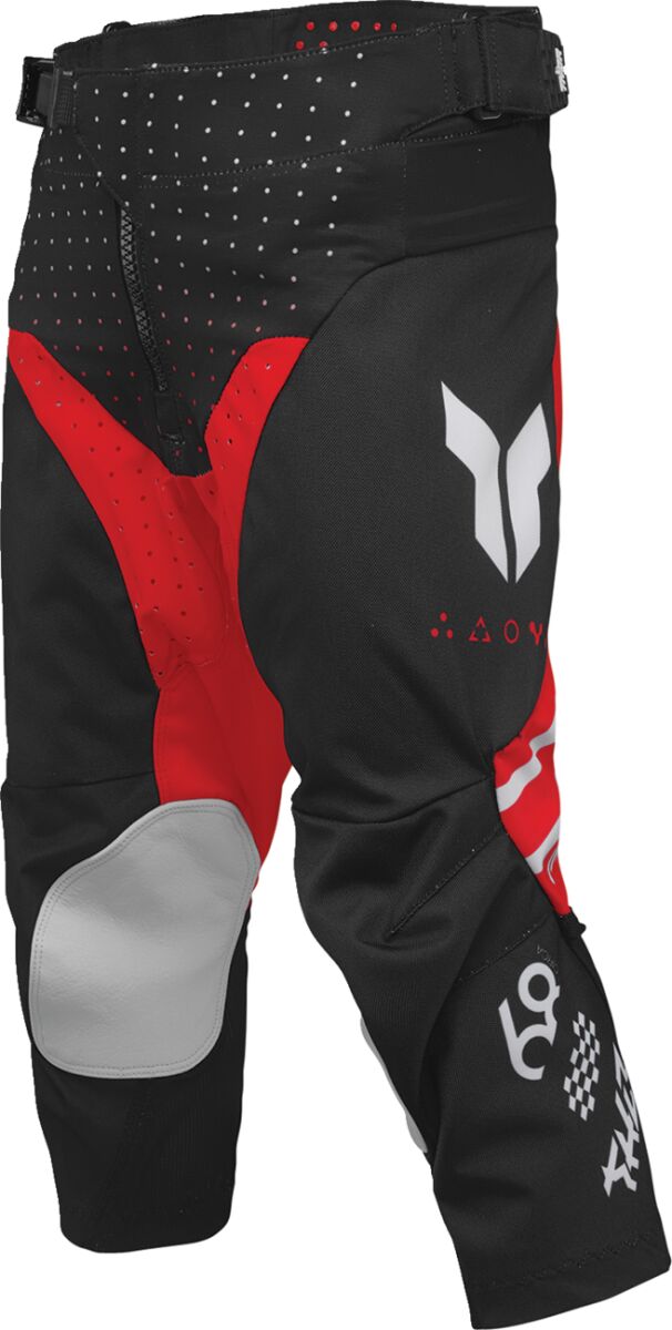 THOR Launchmode Futura Jugendhose Schwarz/ Grau/ Rot/ Wieß