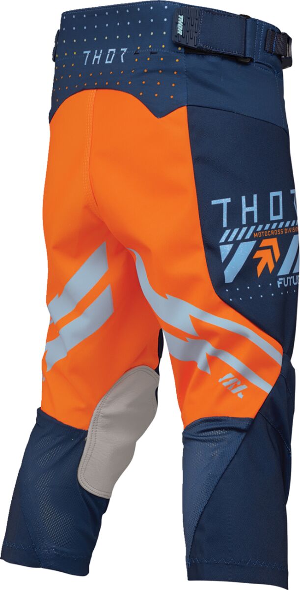 THOR Youth Launchmode Futura MX Pants Light Blue/ Blue/ Orange - 4