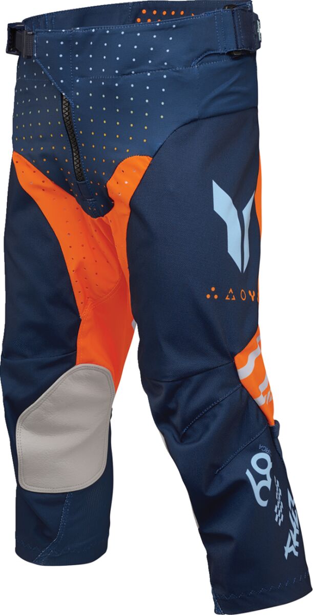 THOR Youth Launchmode Futura MX Pants Light Blue/ Blue/ Orange