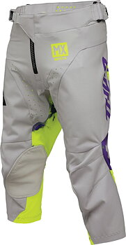 THOR Youth Launchmode Bleach Crossihousut Acid Yellow/ Harmaa/ Violetti