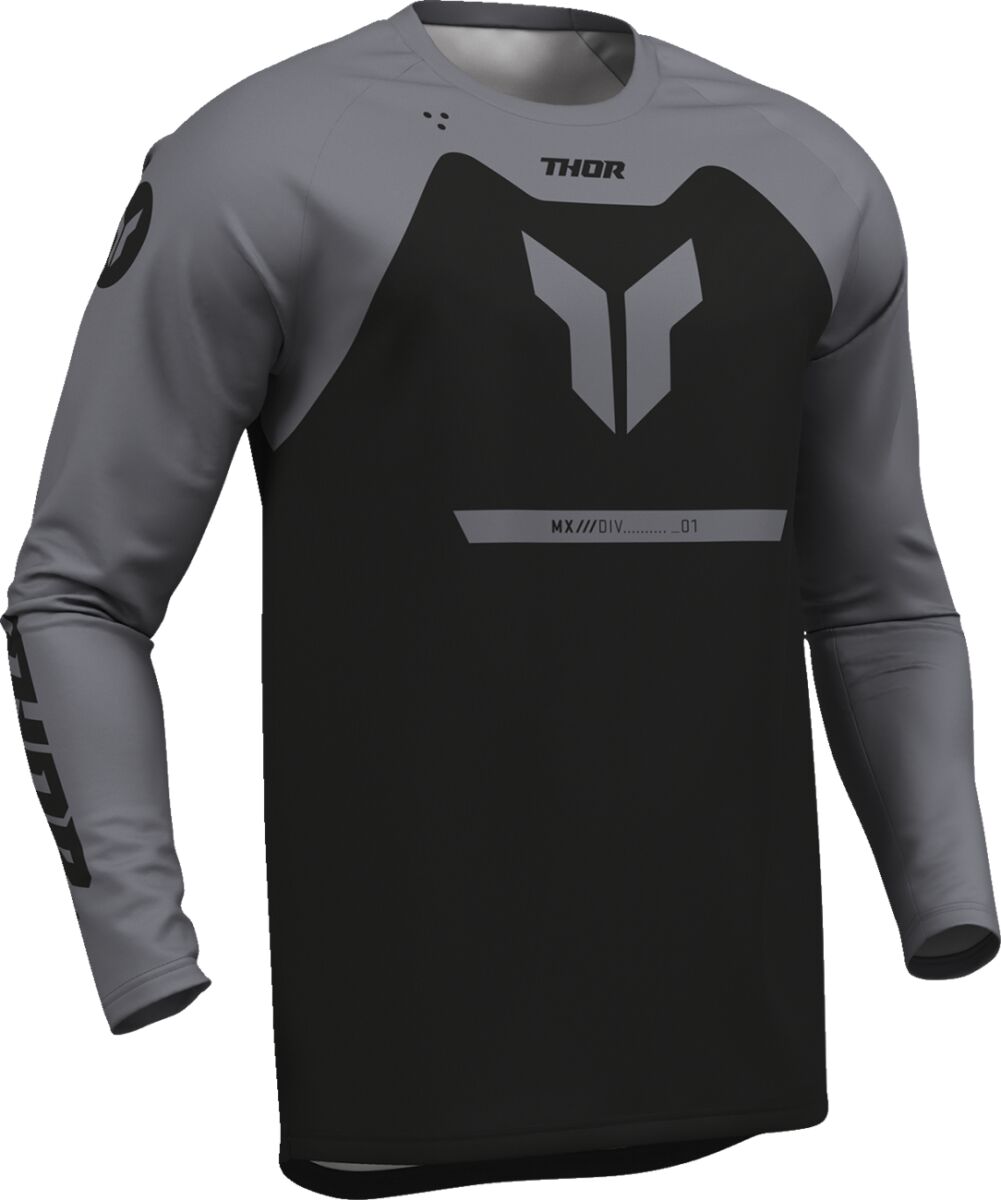 THOR Youth Ridemode Menace Crossipaita Musta/ Harmaa
