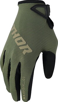 THOR Youth Ridemode Static Crossihandskat Musta/ Camo Green