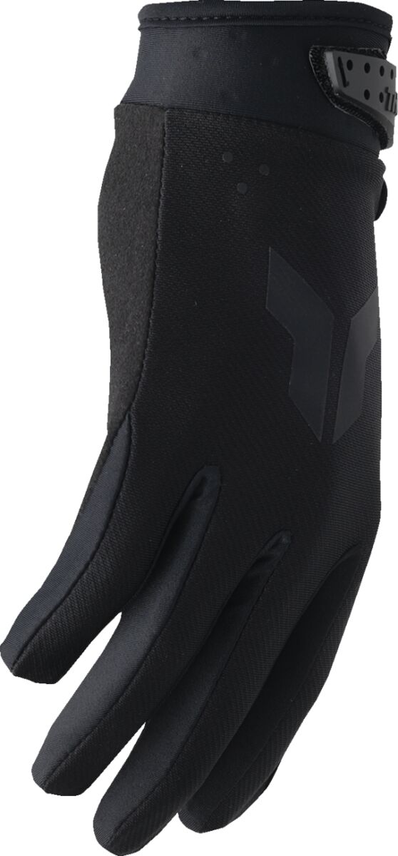 THOR Youth LAUNCHMODE Split MX Gloves Black - 2