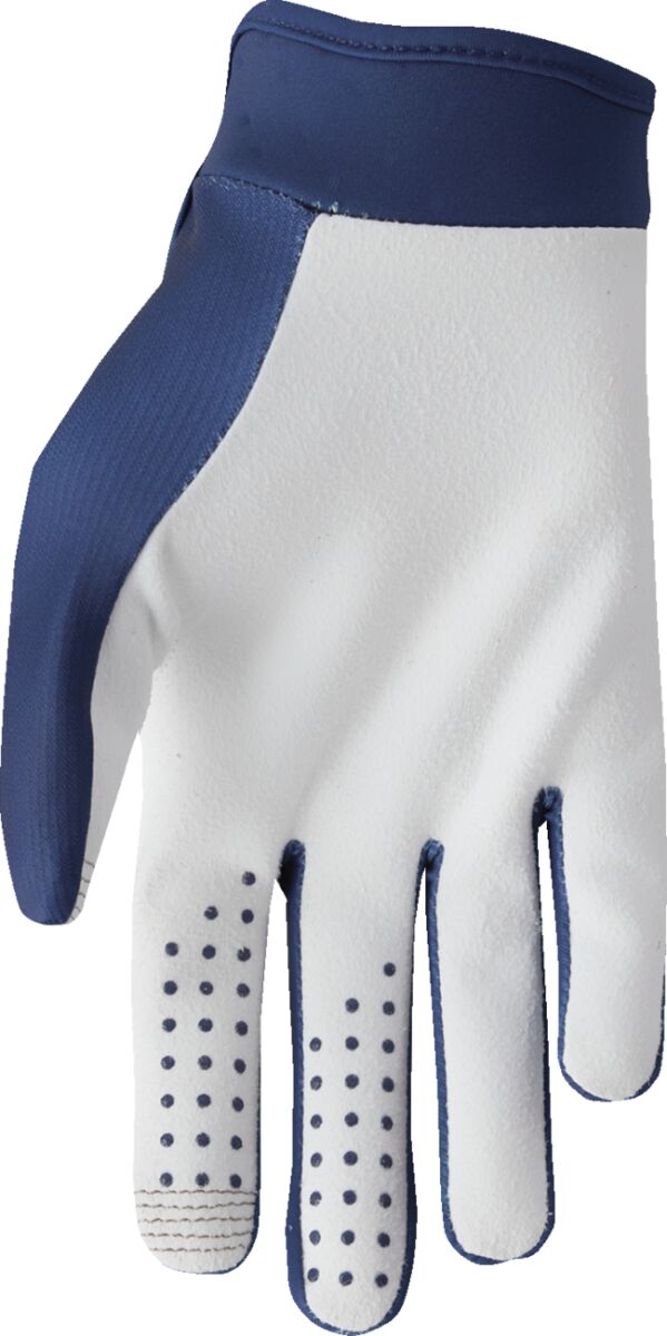 THOR Youth LAUNCHMODE Split MX Gloves Blue - 3