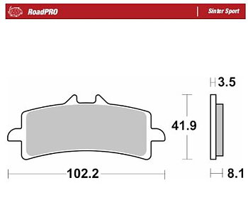 Moto-Master RoadPro Sinter Sport