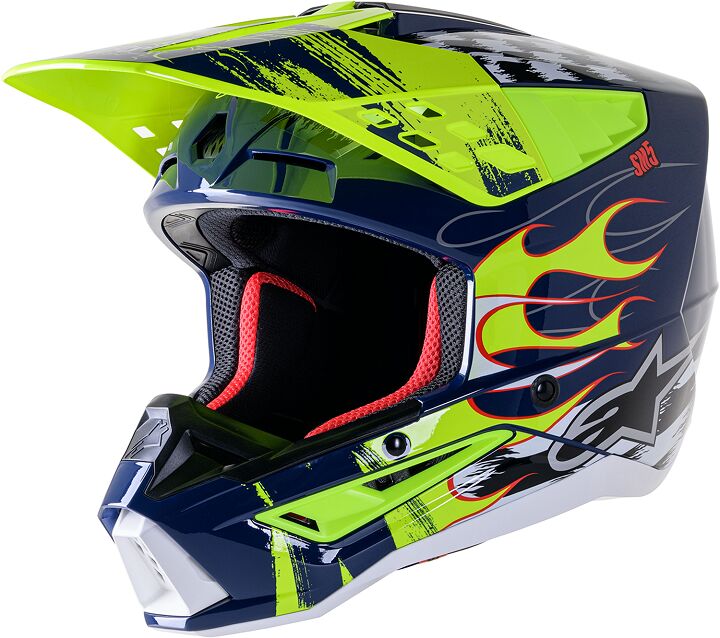 Supertech M5 Rash Casco Cross Alpinestars