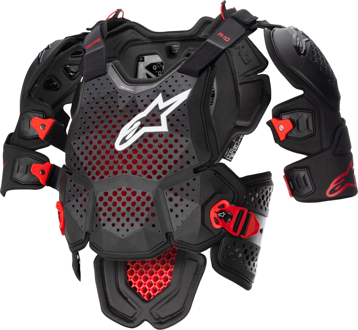 Alpinestars A-10 Roost Guard V2 Svart/ Röd