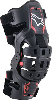 Alpinestars Youth Bionic 5S Knee Braces Zwart/ Rood