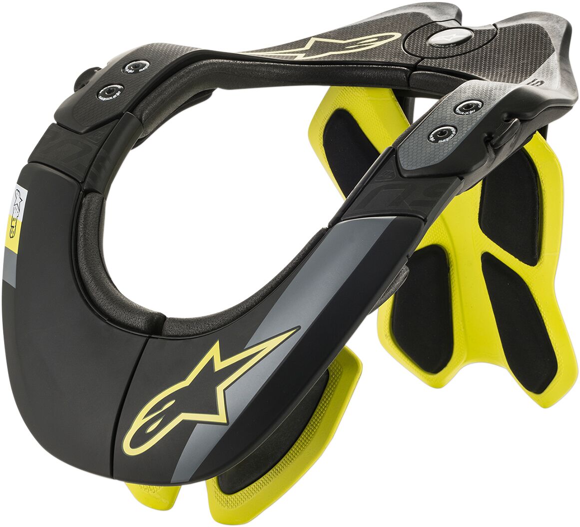 Alpinestars Bionic Nackenprotektor Tech 2 Schwarz/ Hi-Vis Gelb