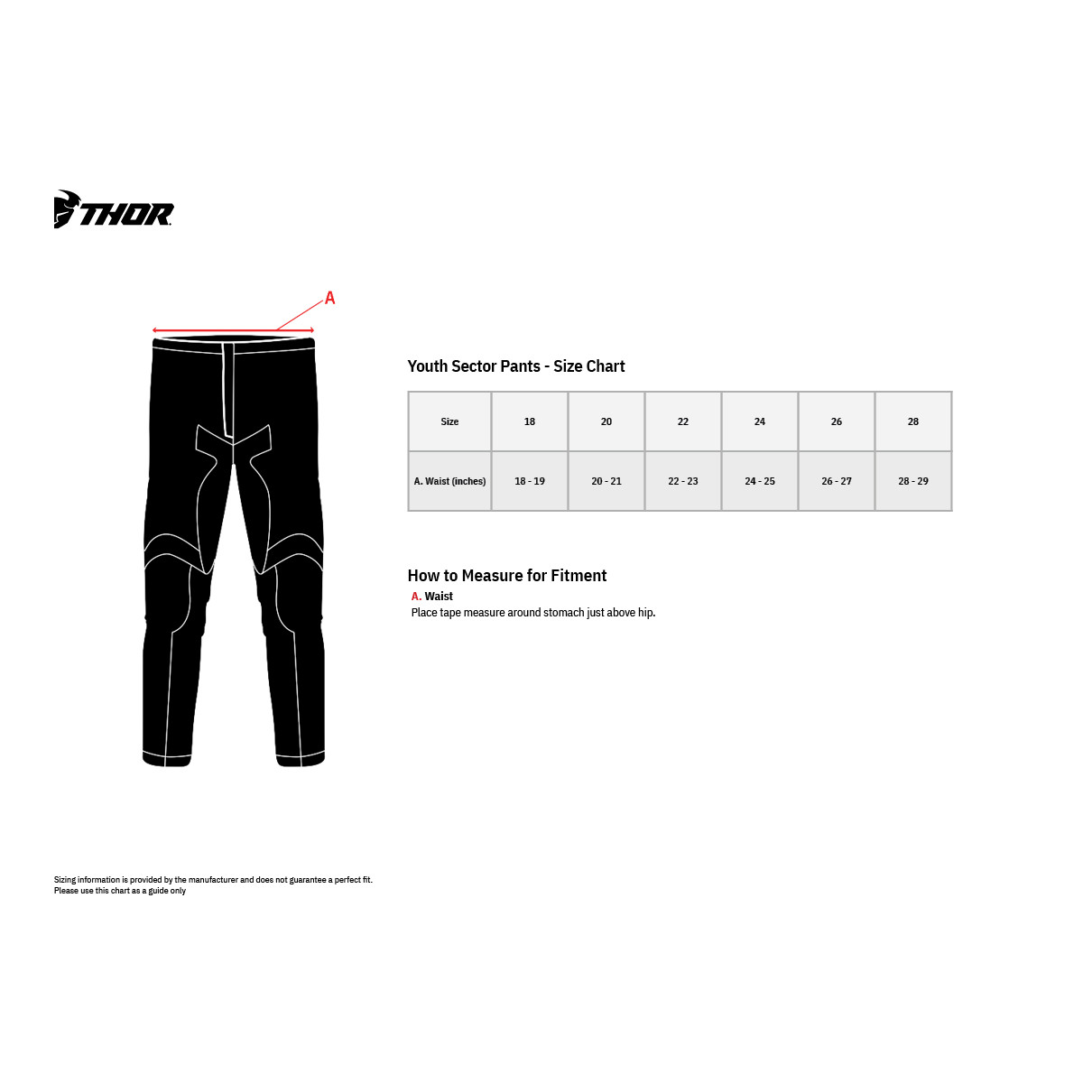 Thor Niños Sector Chev Pantalon Cross, Azul/Midnight - 4