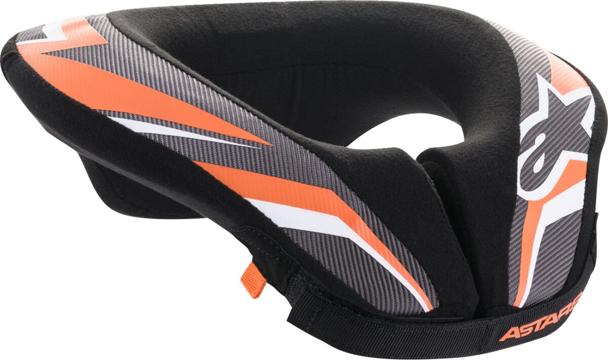 Alpinestars Youth Sequence Neck Roll Anthracite/ Schwarz/ Orange