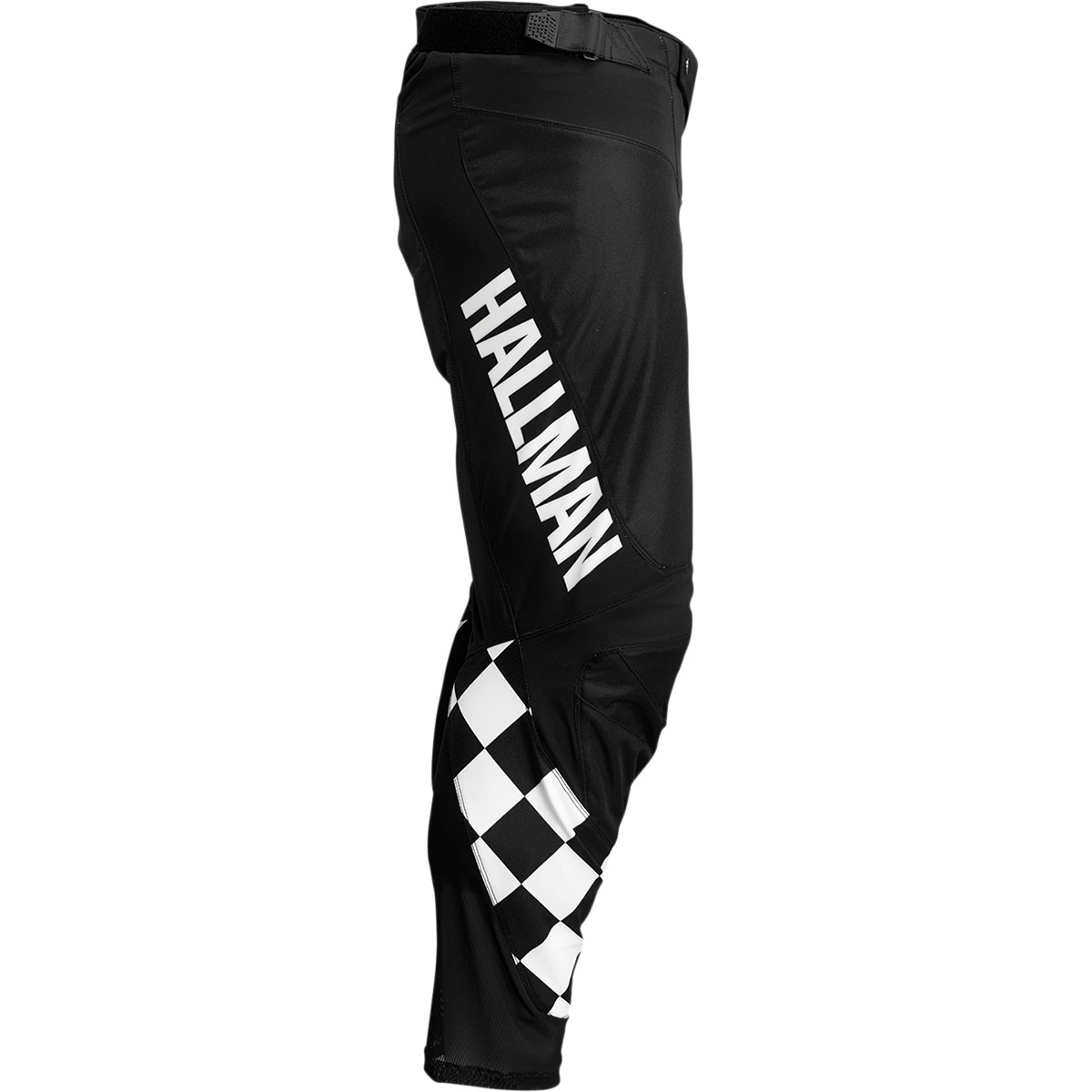 Hallman Differ Cheq Pantaloni, Nero/Bianco - 2