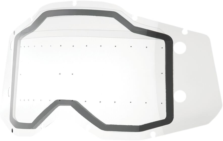 100% Accuri 2/Racecraft 2/Strata 2 Forecast Crossbriller Dual Lens Clear