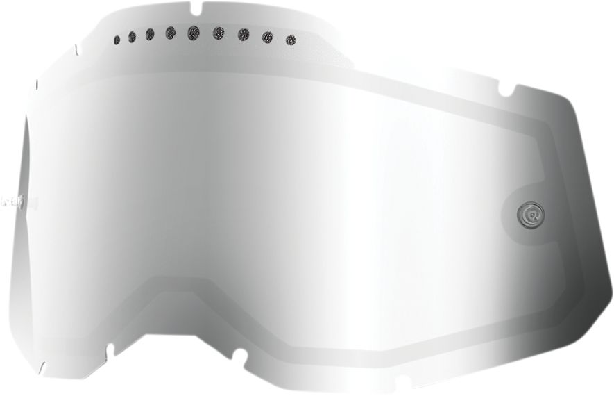 100% Accuri 2/Racecraft 2/Strata 2 Crossbriller Dual Lens Sølv