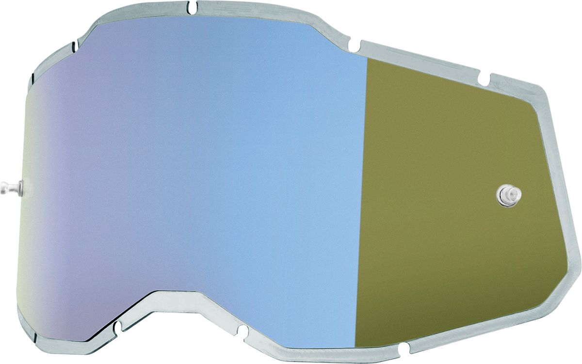 100% Accuri 2/Racecraft 2/Strata 2 Crossbriller Lens Blå