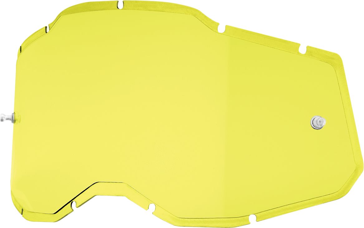 100% Accuri 2/Racecraft 2/Strata 2 Crossglasögon Lens Gul
