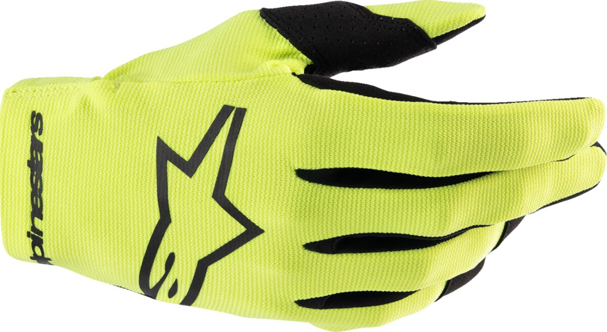 Alpinestars Radar Crosshandsker Sort/ Hi-Vis Gul