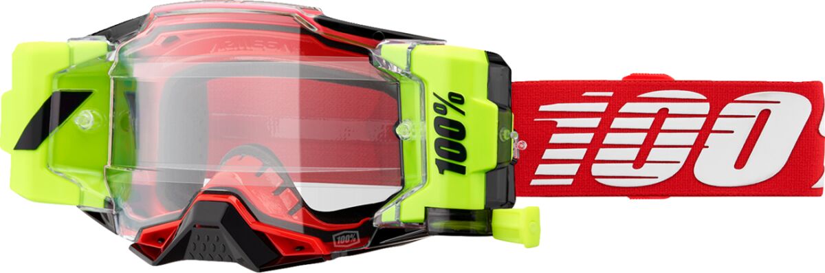 Armega Forecast Goggle 100% Rouge Jaune