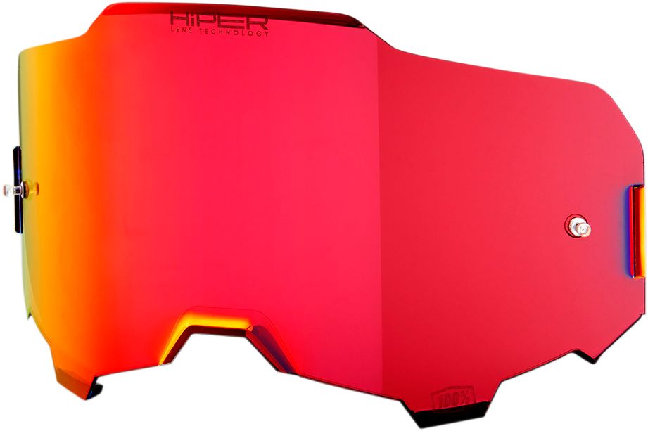 100% Armega Crossbriller Lens Rød