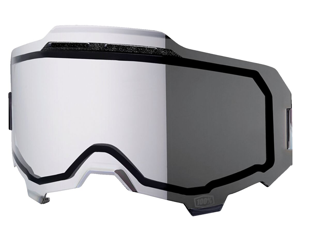 100% Armega Crossbriller Lens Sølv