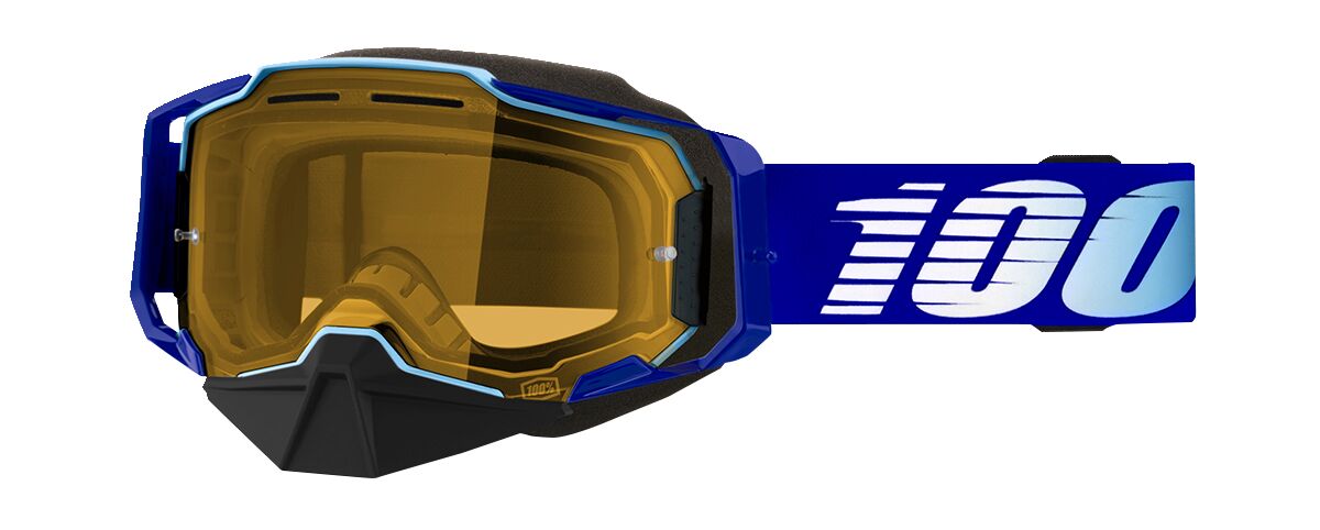 100% Armega Snow Crossbriller Blå