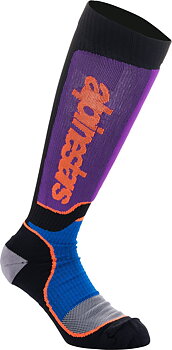 Alpinestars MX Plus Sukat Musta/ Sininen/ Oranssi/ Violetti