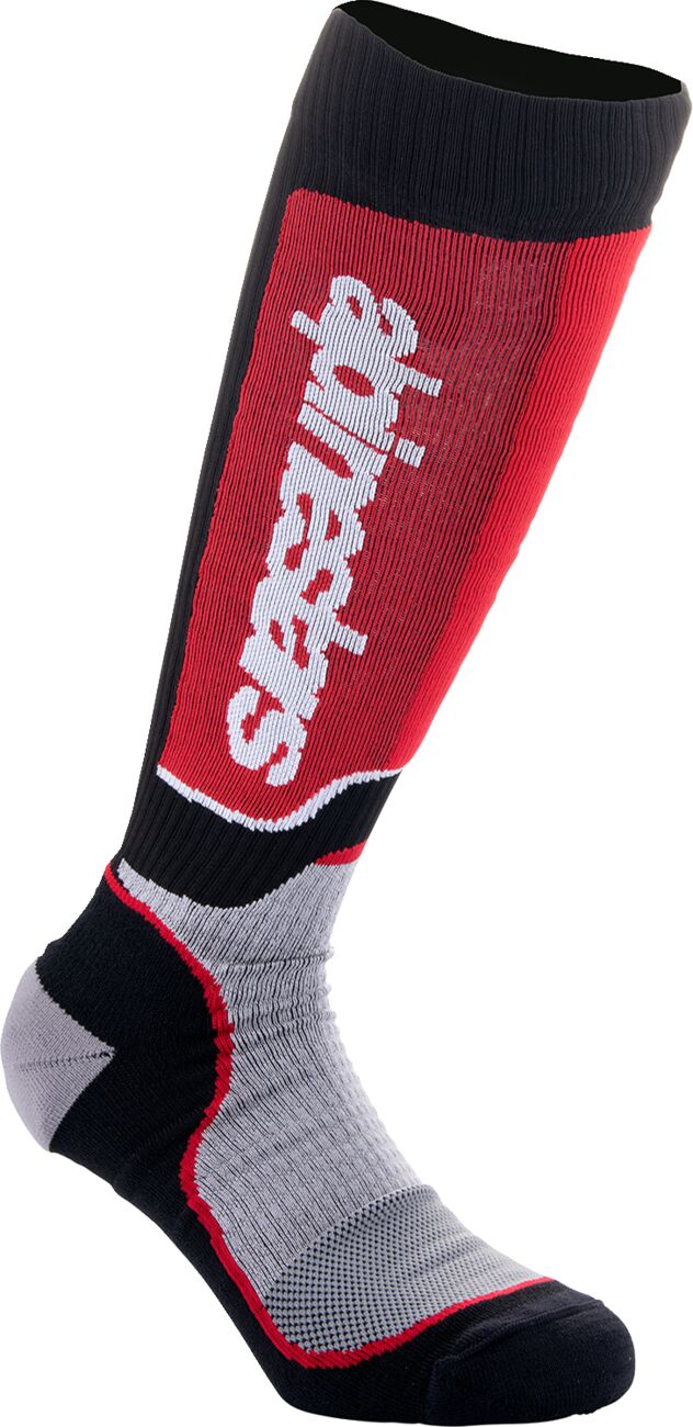 Alpinestars Youth MX Plus Sukat Musta/ Harmaa/ Punainen
